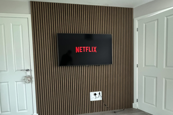 Wall mounted TV